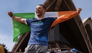 Irish man completes 30,000km charity cycle to Australia
