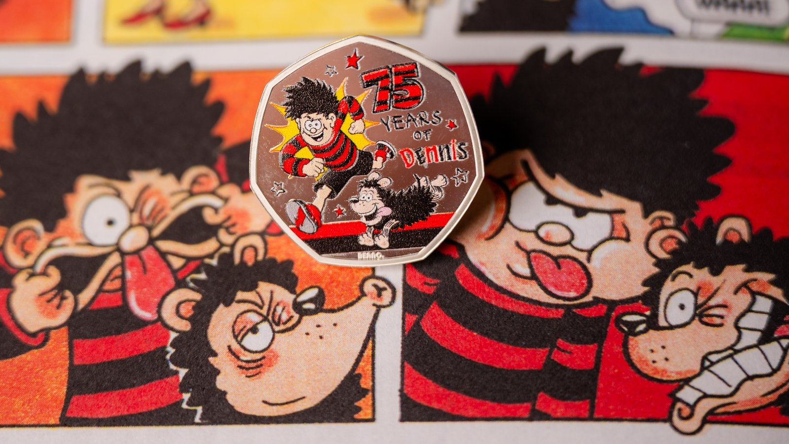 Coin celebrates 75 years of mischief by Dennis the Menace