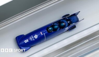 Team GB in four-man bobsleigh at Milan-Cortina Olympics