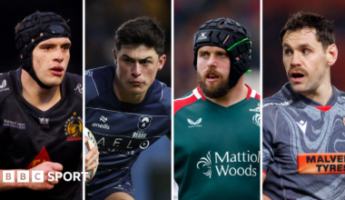 Wales internationals Dafydd Jenkins of Exeter, Louis Rees-Zammit of Bristol, Nicky Smith of Leicester and Tomos Williams of Gloucester