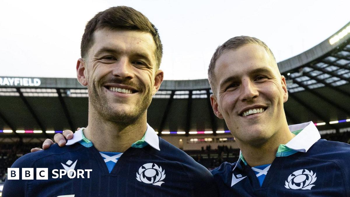 Scotland backs Blair Kinghorn and Duhan van der Merwe