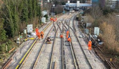 £10m works at Dartford railway junction completed with line linking town to Gravesend to reopen on Monday