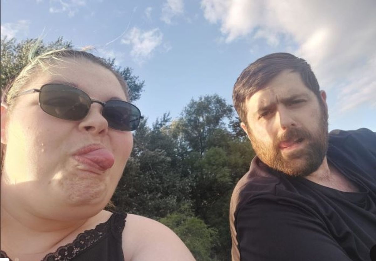 Melanie and her partner Tom