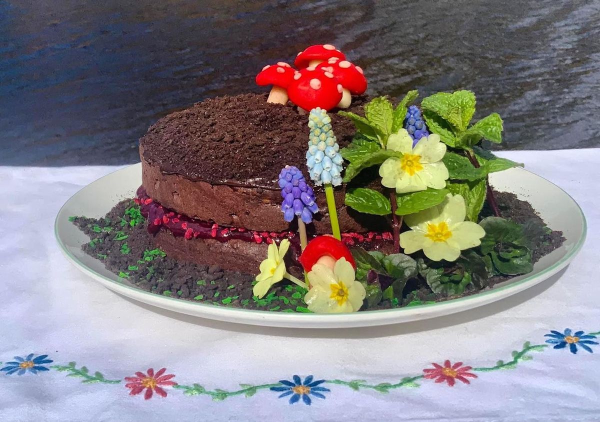 Caroline is famed for her huge variety of homemade cakes