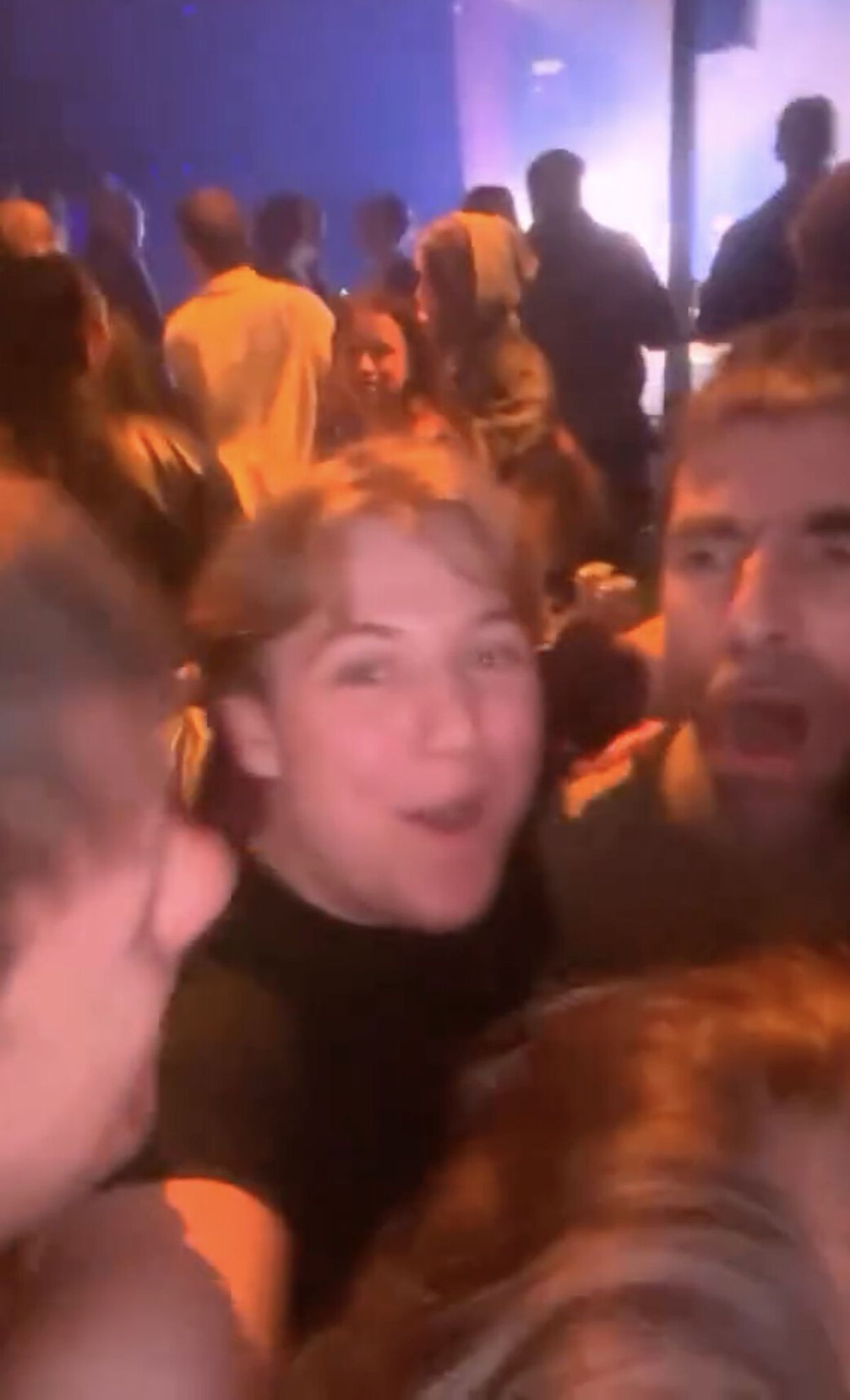 Cameron Doran and his friends tried their luck at meeting up with Liam in the VIP crowd