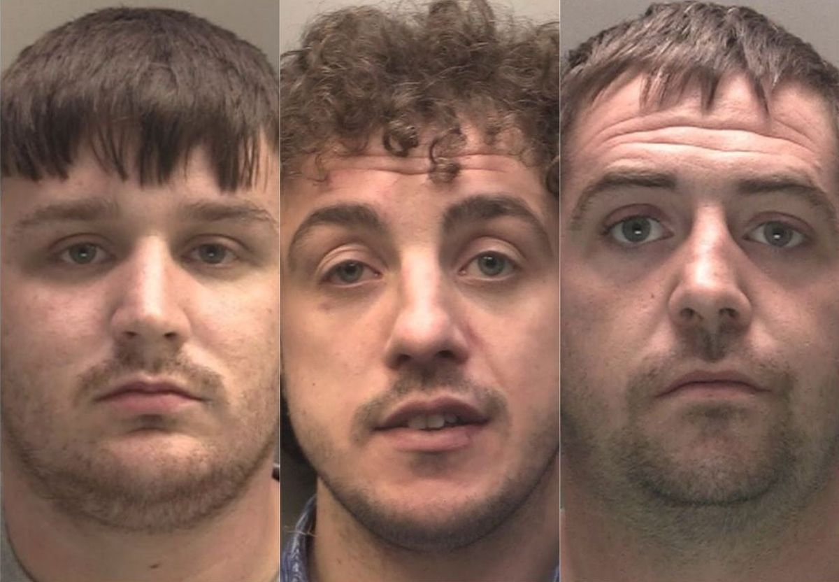 From left; Adam Williams, Michael Smith and Connor Walsh