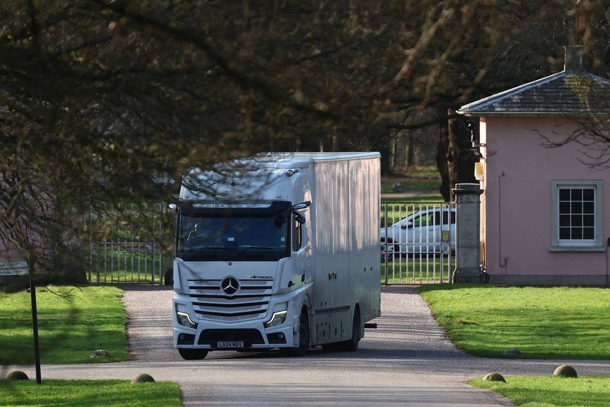 Moving vans have been spotted at Royal Lodge in recent weeks