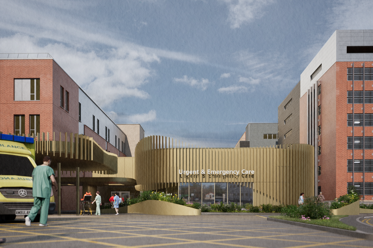 Plans for a new Urgent Treatment Centre at Newcastle's Royal Victoria Infirmary.