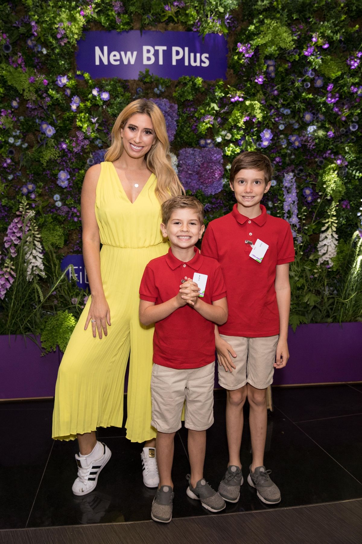 Stacey with her sons Zachary and Leighton