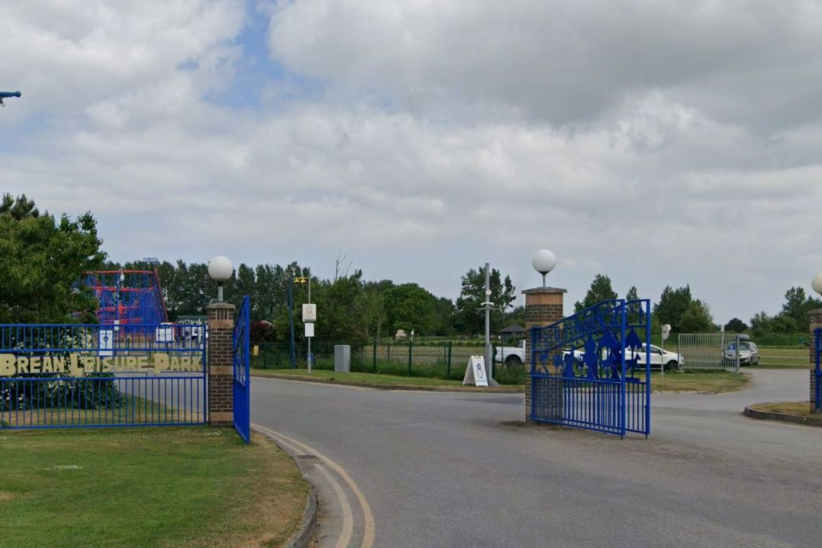 The entrance to Brean Leisure Park