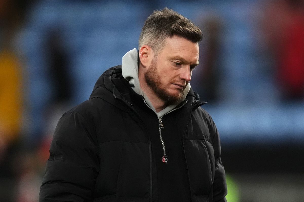 Middlesbrough head coach Kim Hellberg appears dejected