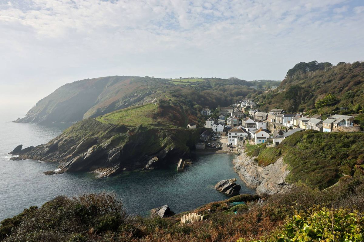 The village of Portloe on the Roseland Peninsula.