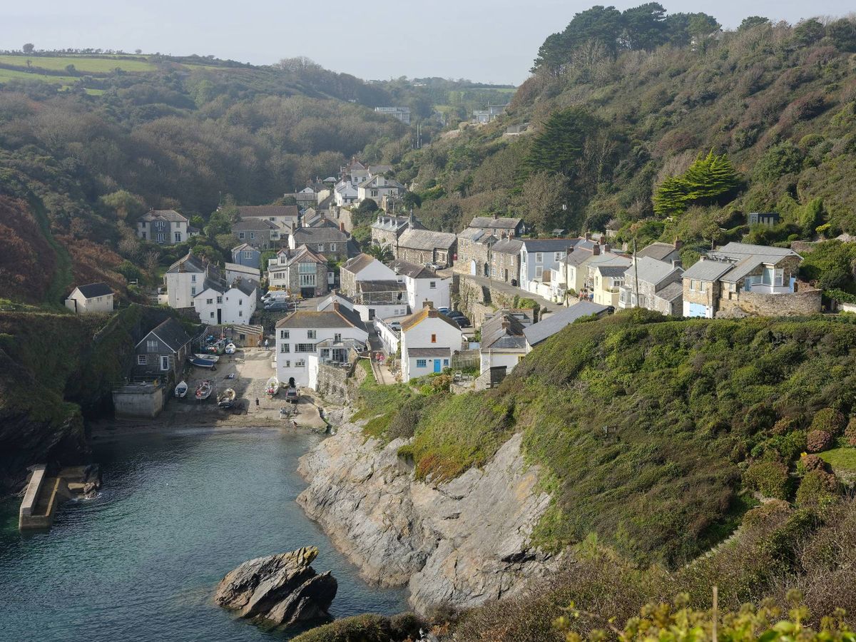 The village of Portloe on the Roseland Peninsula.