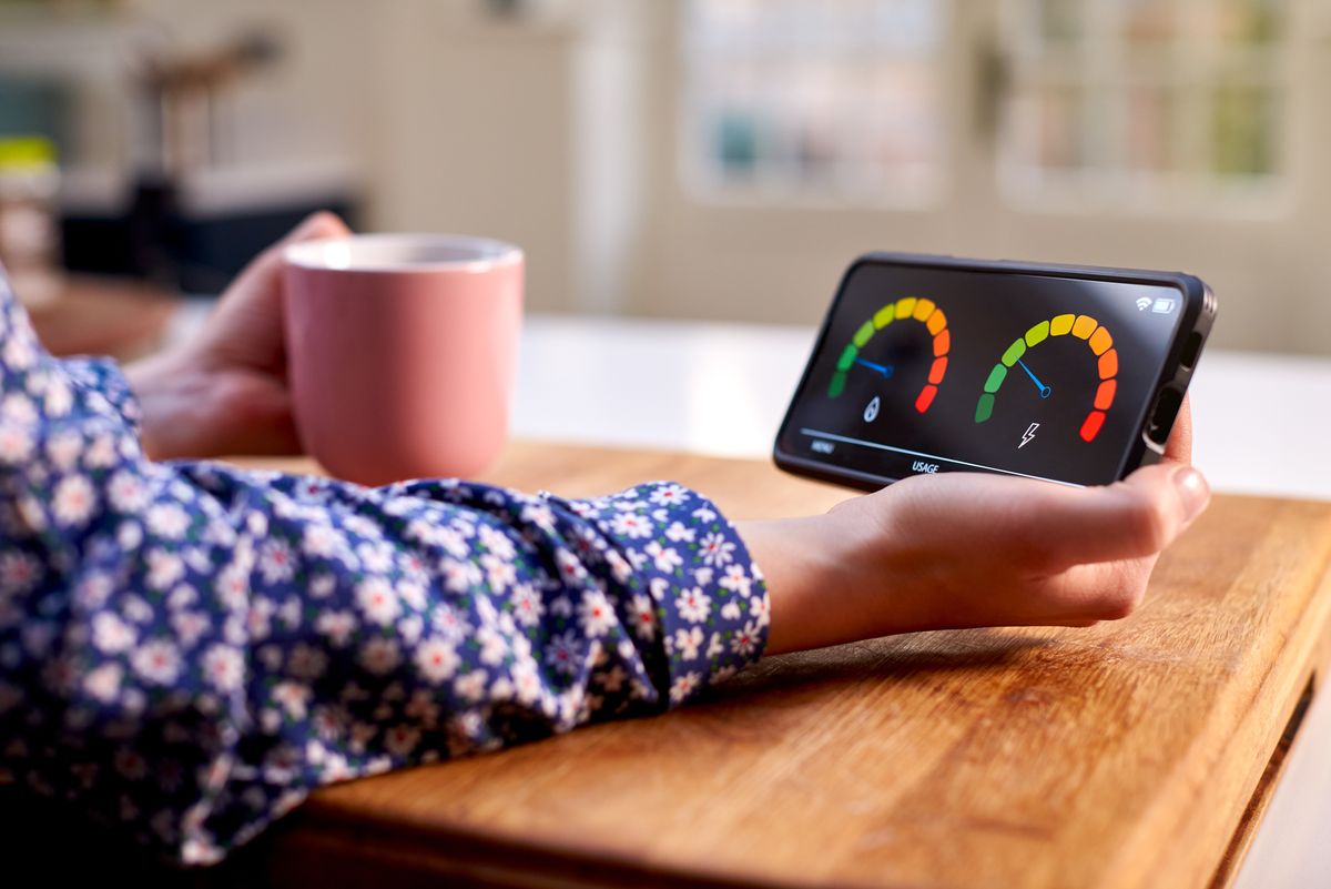 Smart meters send all the information energy companies need back to them directly