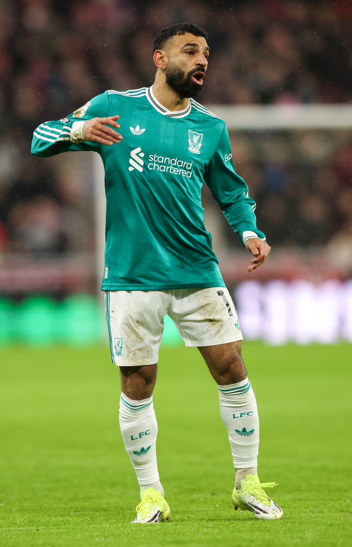 Liverpool forward Mohamed Salah.