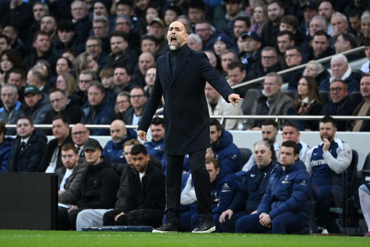 Igor Tudor on the touchline during Tottenham vs Arsenal (Photo by Mike Hewitt/Getty Images)