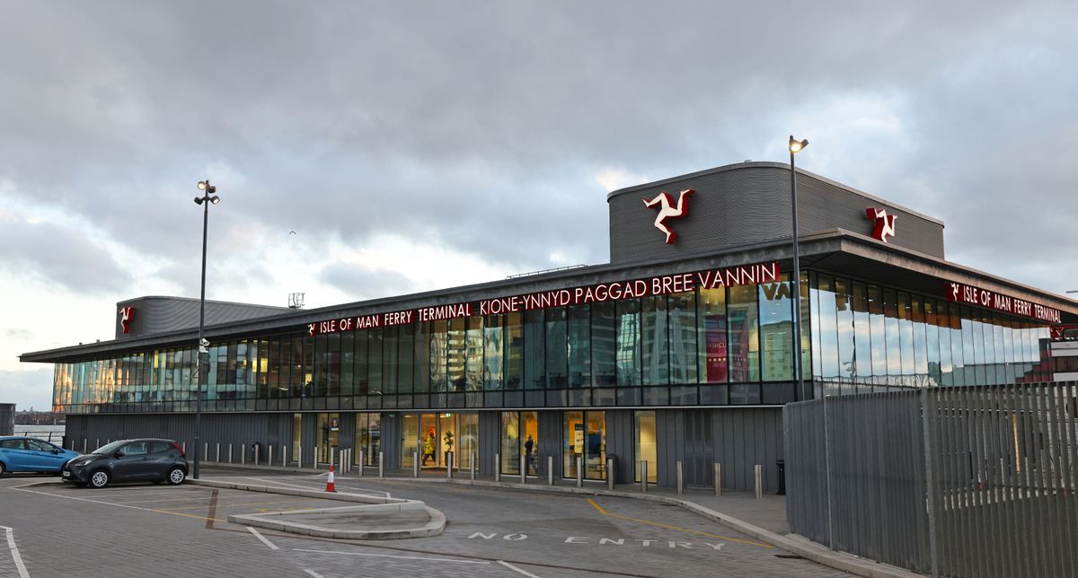 Isle of Man Ferry Terminal in Liverpool