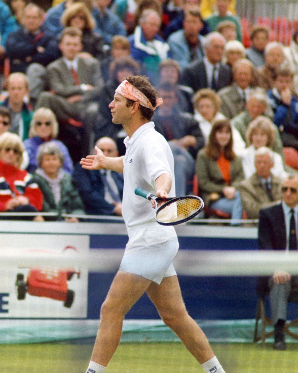 John McEnroe clashes with an umpire during his career