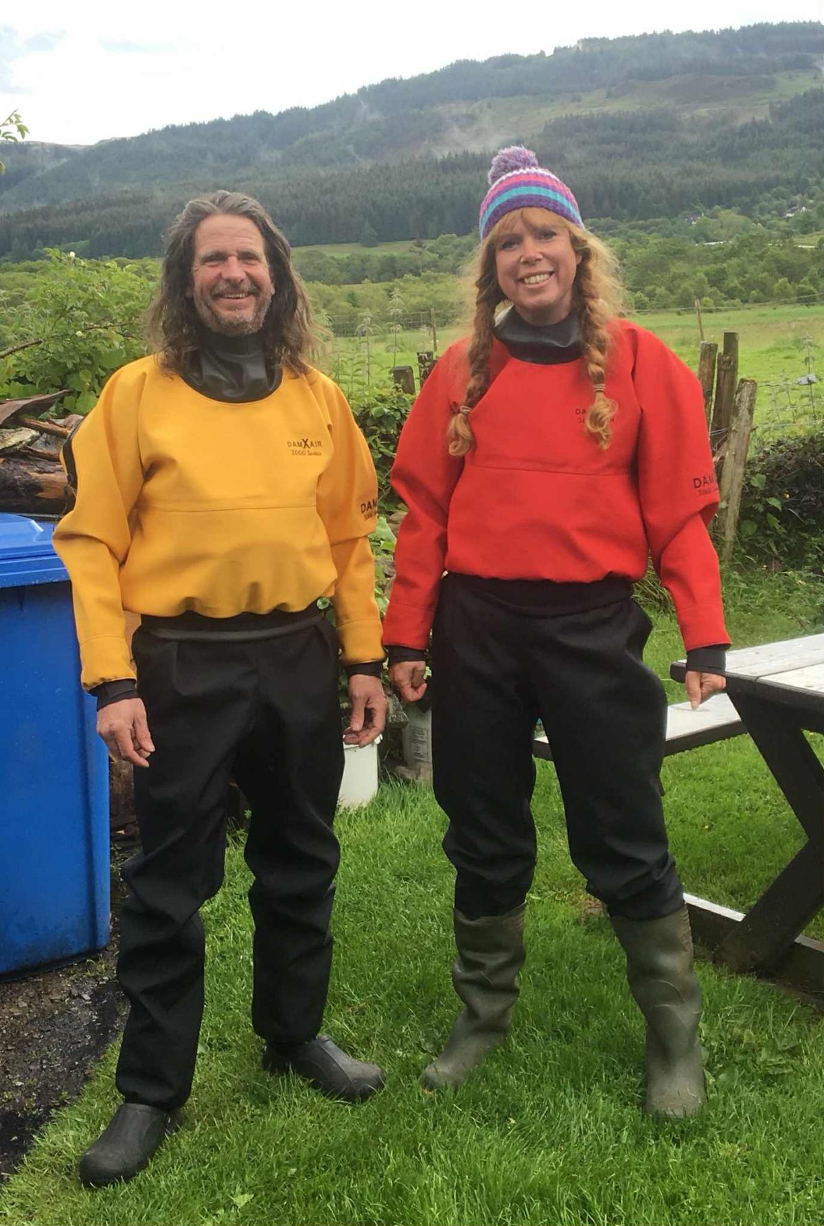 Ingrid Tomlinson and her husband Sean