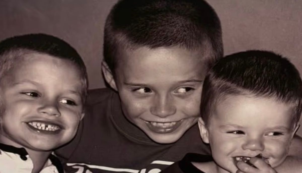 Earlier this week - Cruz posted a throwback of himself and his brothers including Brooklyn