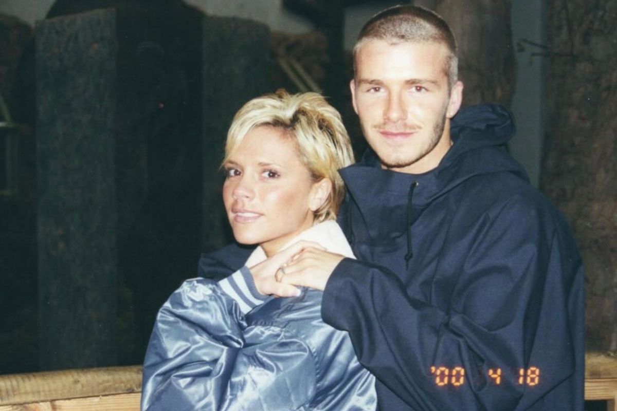 David posted a throwback of himself and Victoria on Valentine's Day