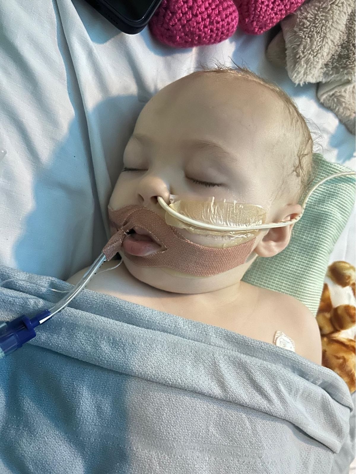 Lettie in hospital (Jam Press)