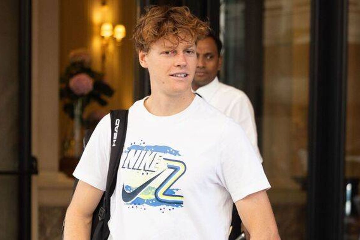 Jannik Sinner in Milan on September 18