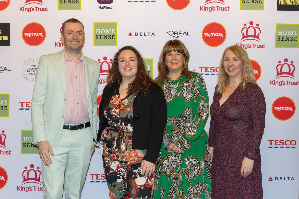 John Ferris (Ulster Bank), Stephanie, Gillian McCandless (Ulster Bank) and Ruth McGilligan (Ulster Bank) 