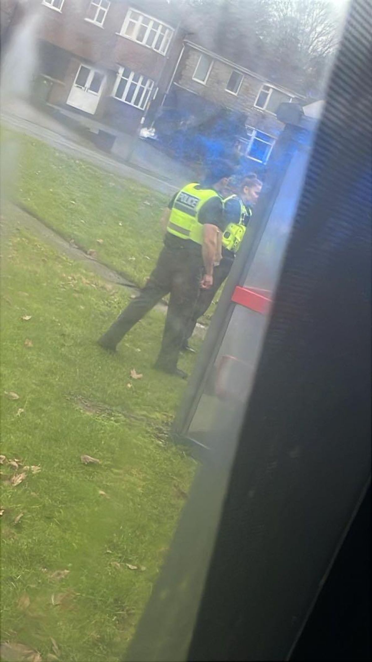 Police at the scene in Walsall