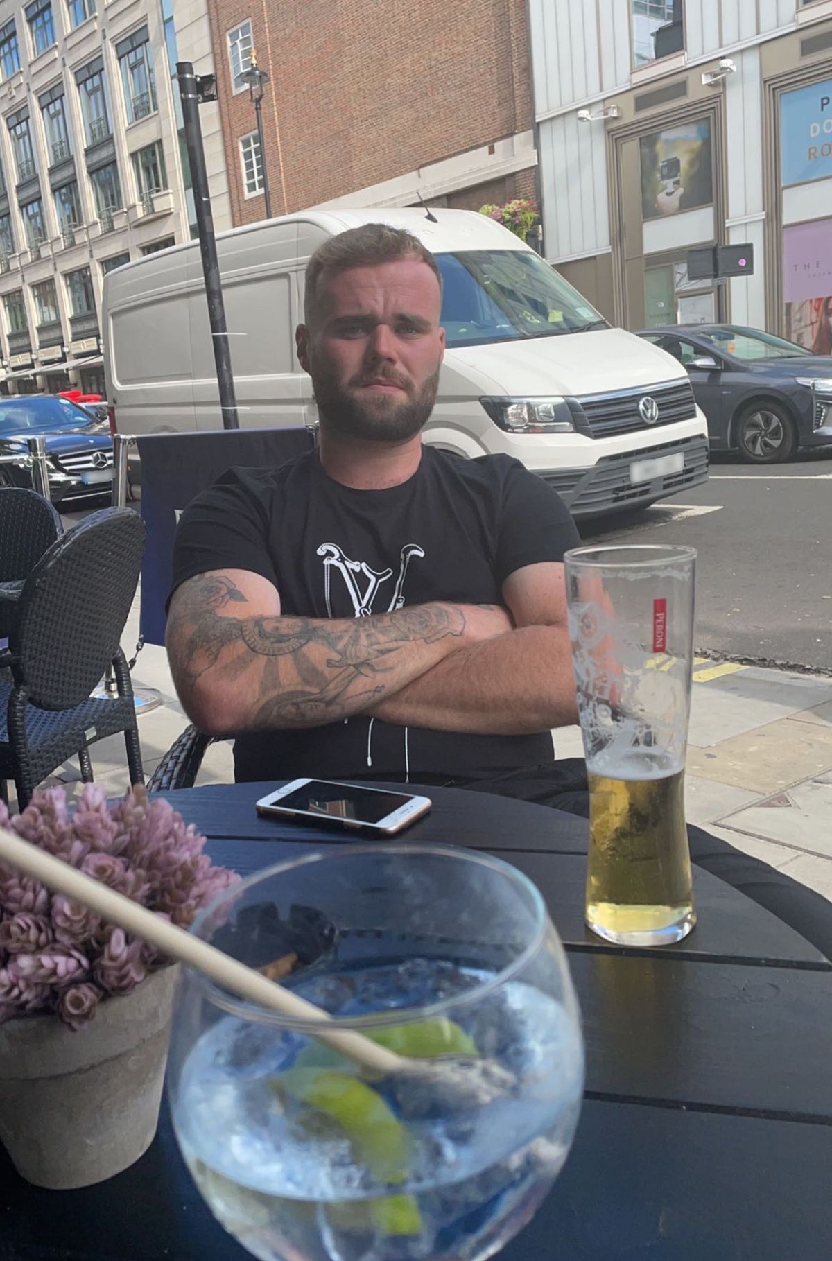 Sean drank vodka, wine and beer (Kennedy News and Media)