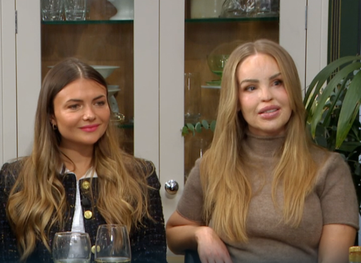 Katie alongside Megan Nicholls on James Martin's Saturday Morning