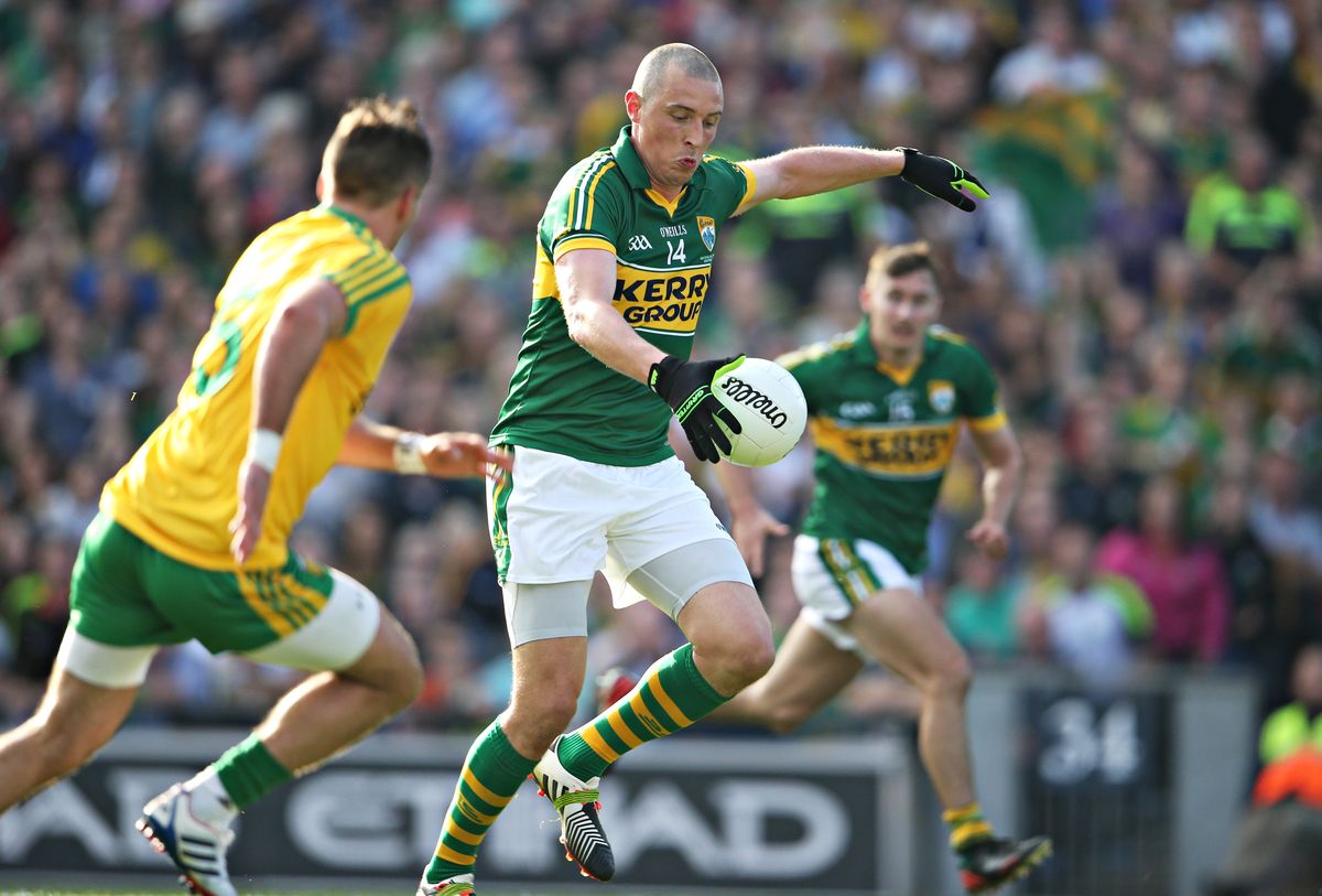Kerry's Kieran Donaghy scores a goal