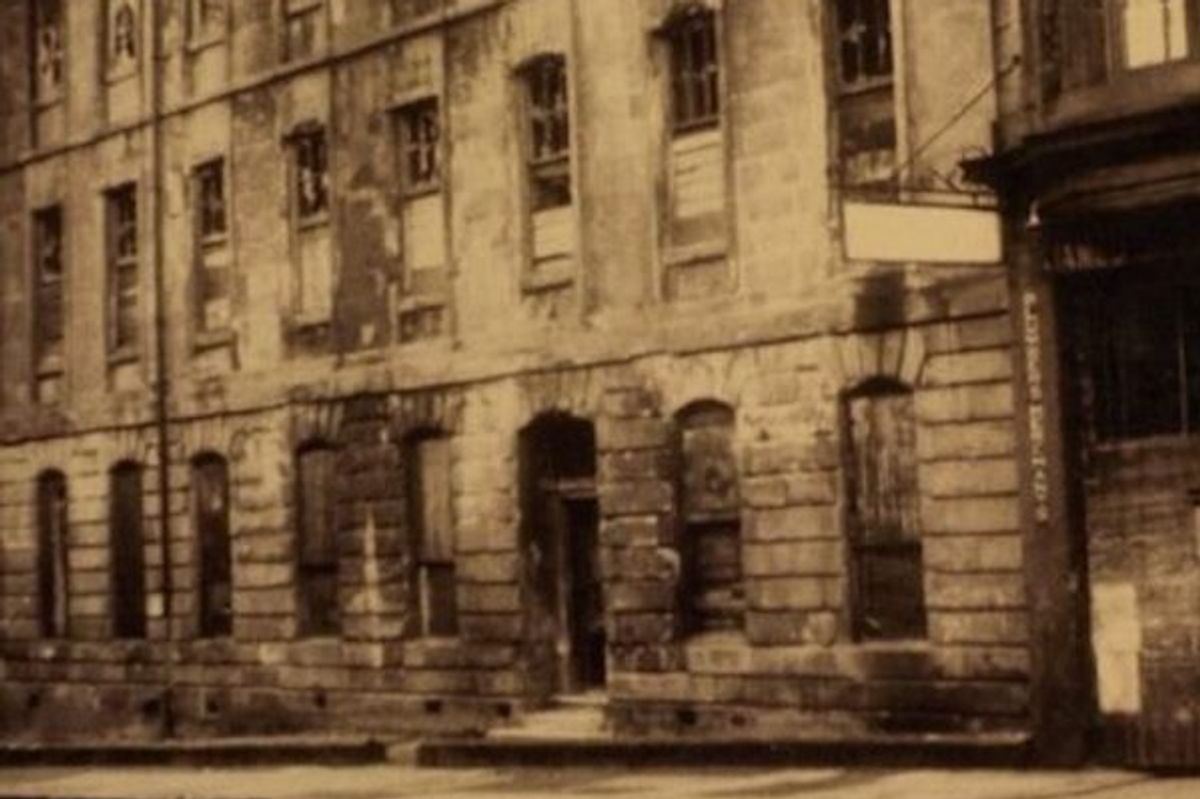 Glasgow Lock Hospital before demolition 1955