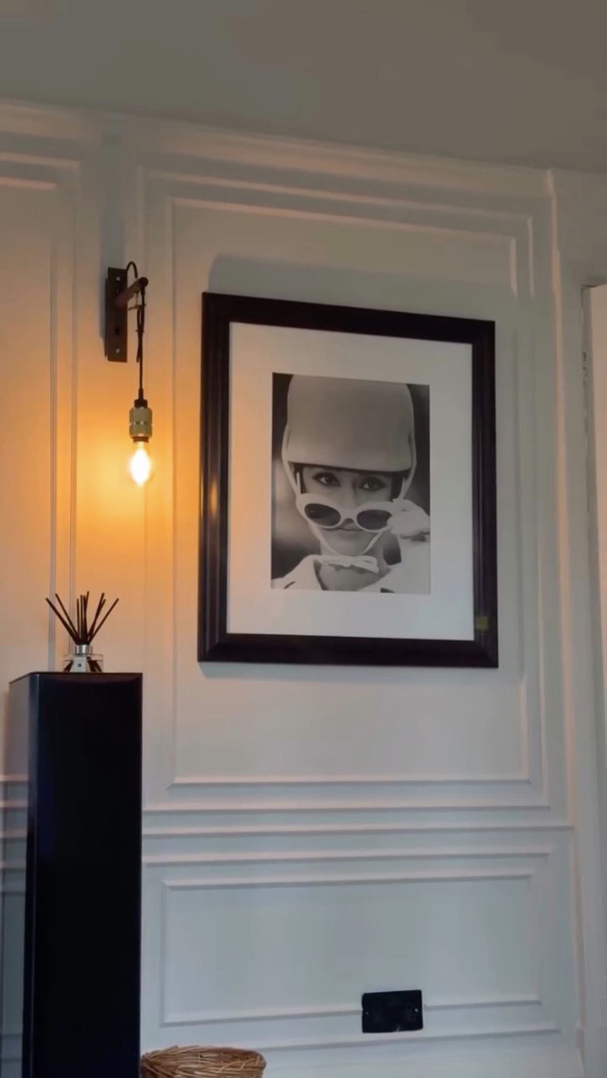 She then gave fans a glimpse of the finished look