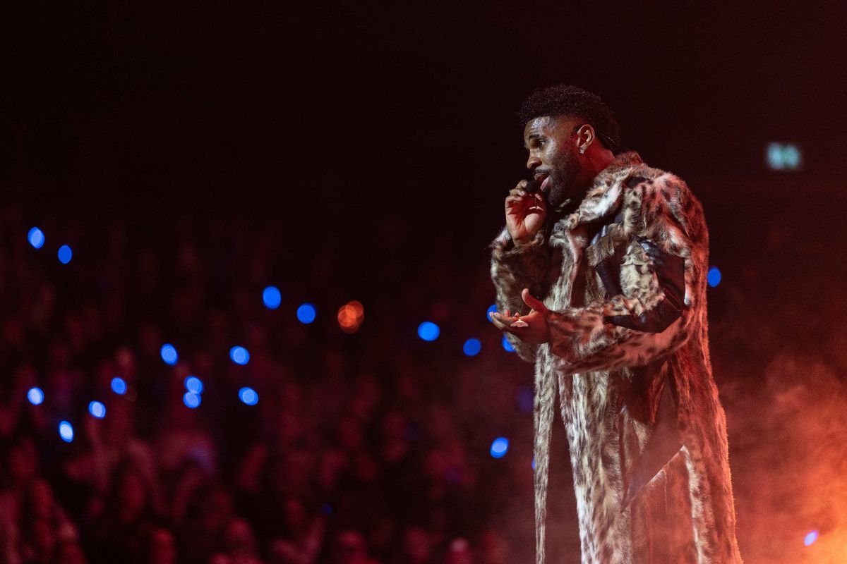 Jason Derulo performs at the Co-Op Live Arena