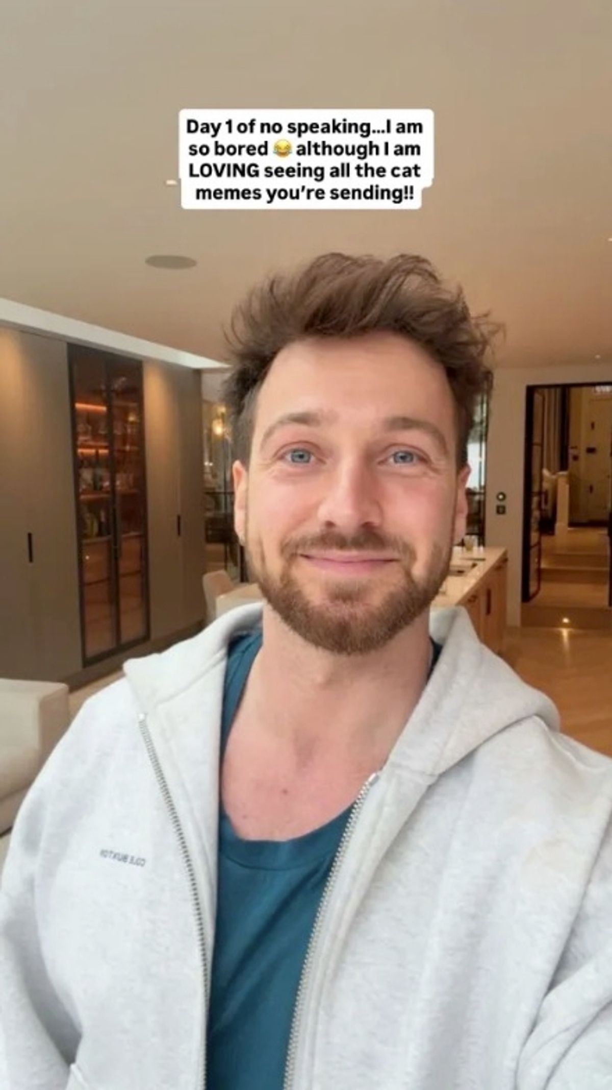 Sam underwent the procedure on Tuesday.