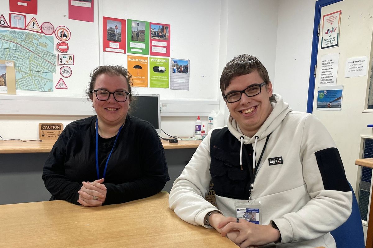 Employability Support Officer Tina helped Cameron gain confidence through a volunteering placement