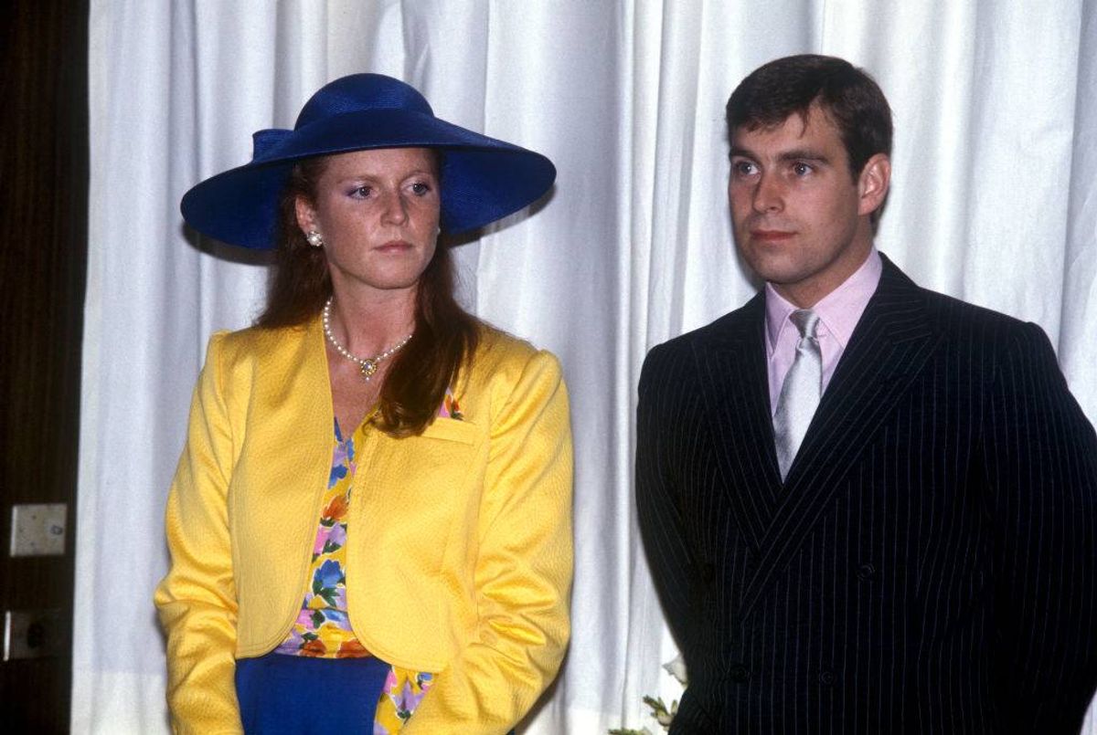 Sarah Ferguson and Andrew Mountbatten-Windsor in 1987