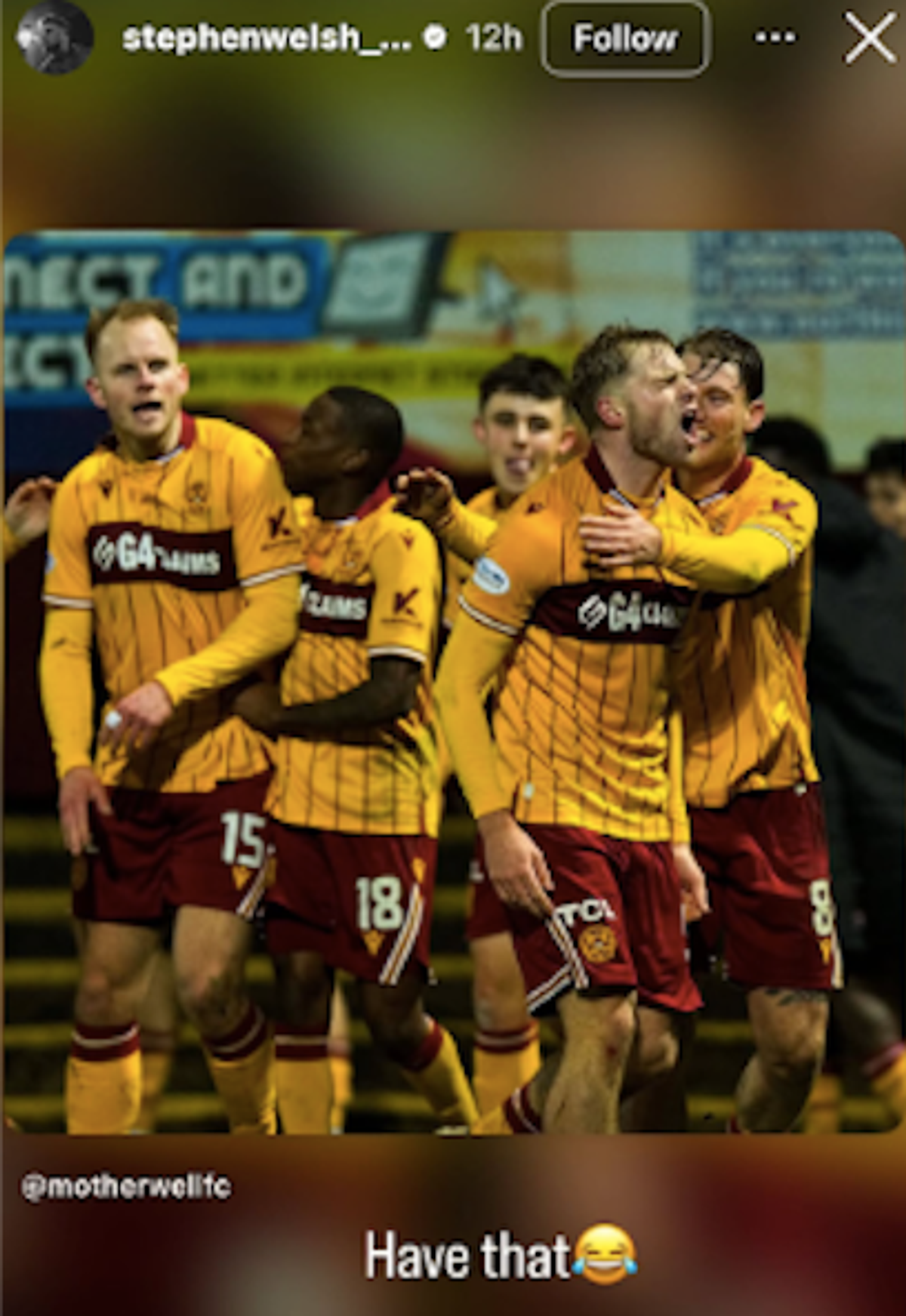 Stephen Welsh on social media