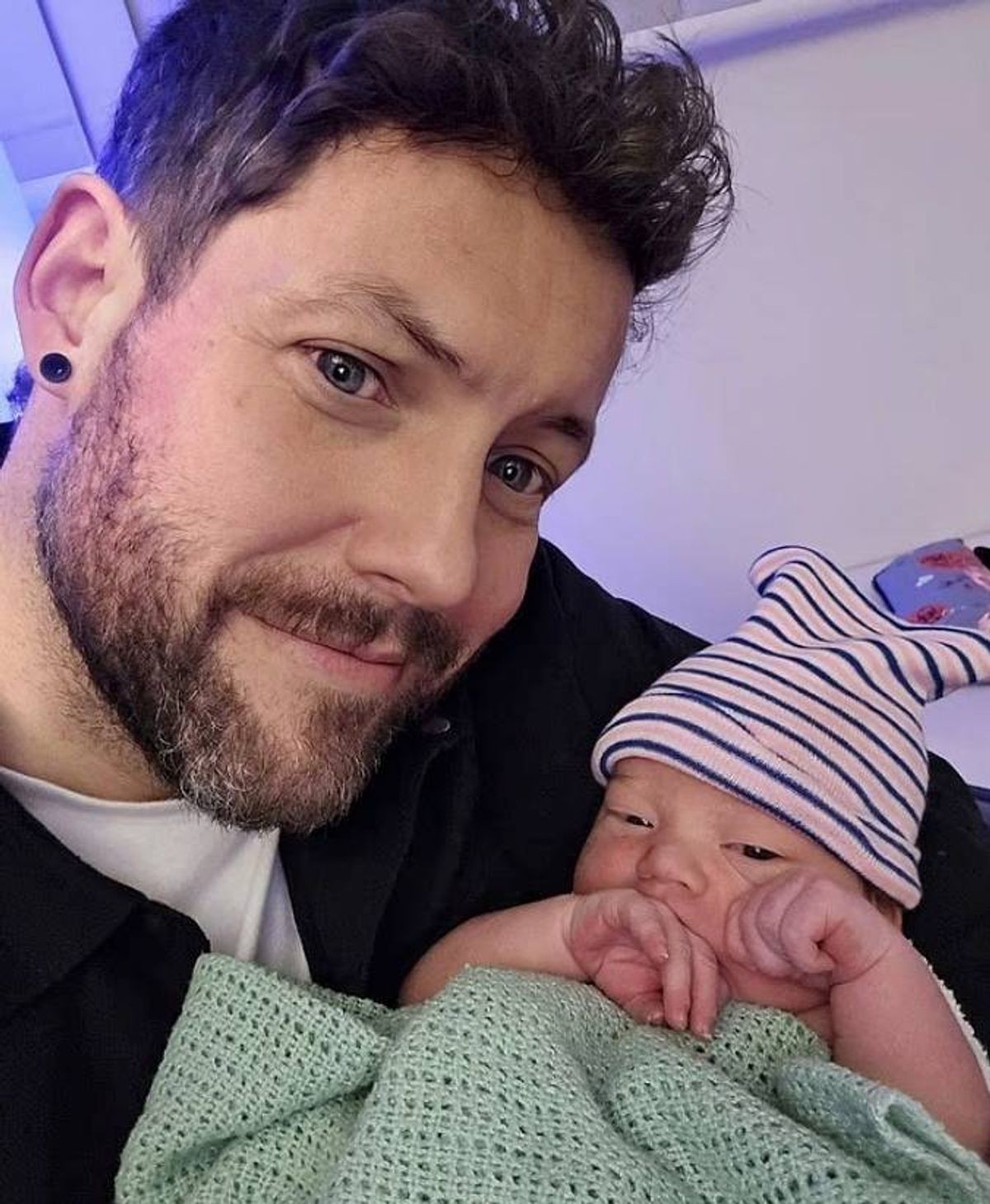 The couple are overjoyed with their new arrival