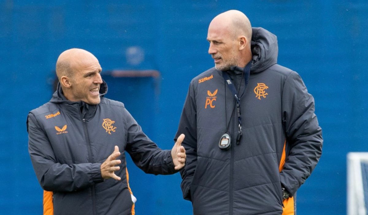 Alex Rae (left) worked under Phillipe Clement at Rangers