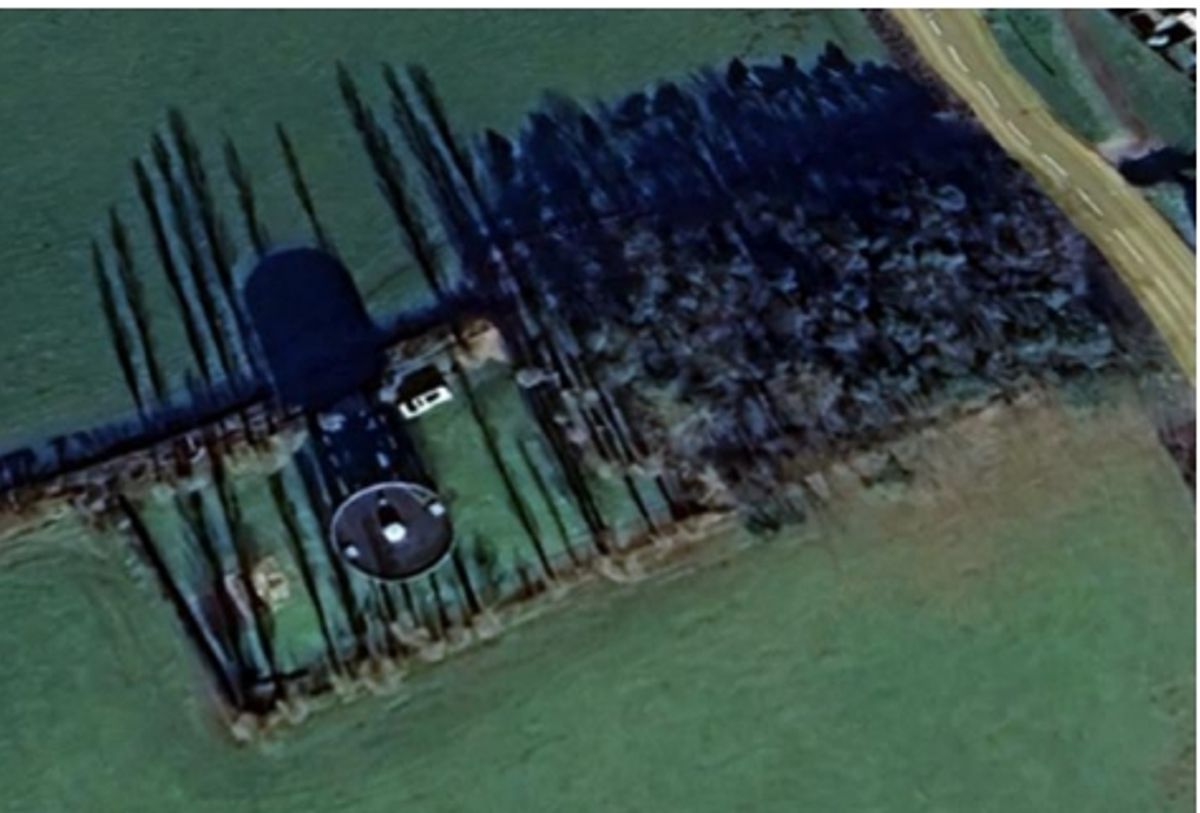 The location of Broadclyst Water Tower.