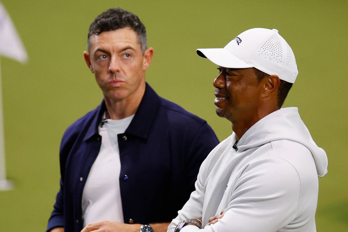 Rory McIlroy and Tiger Woods