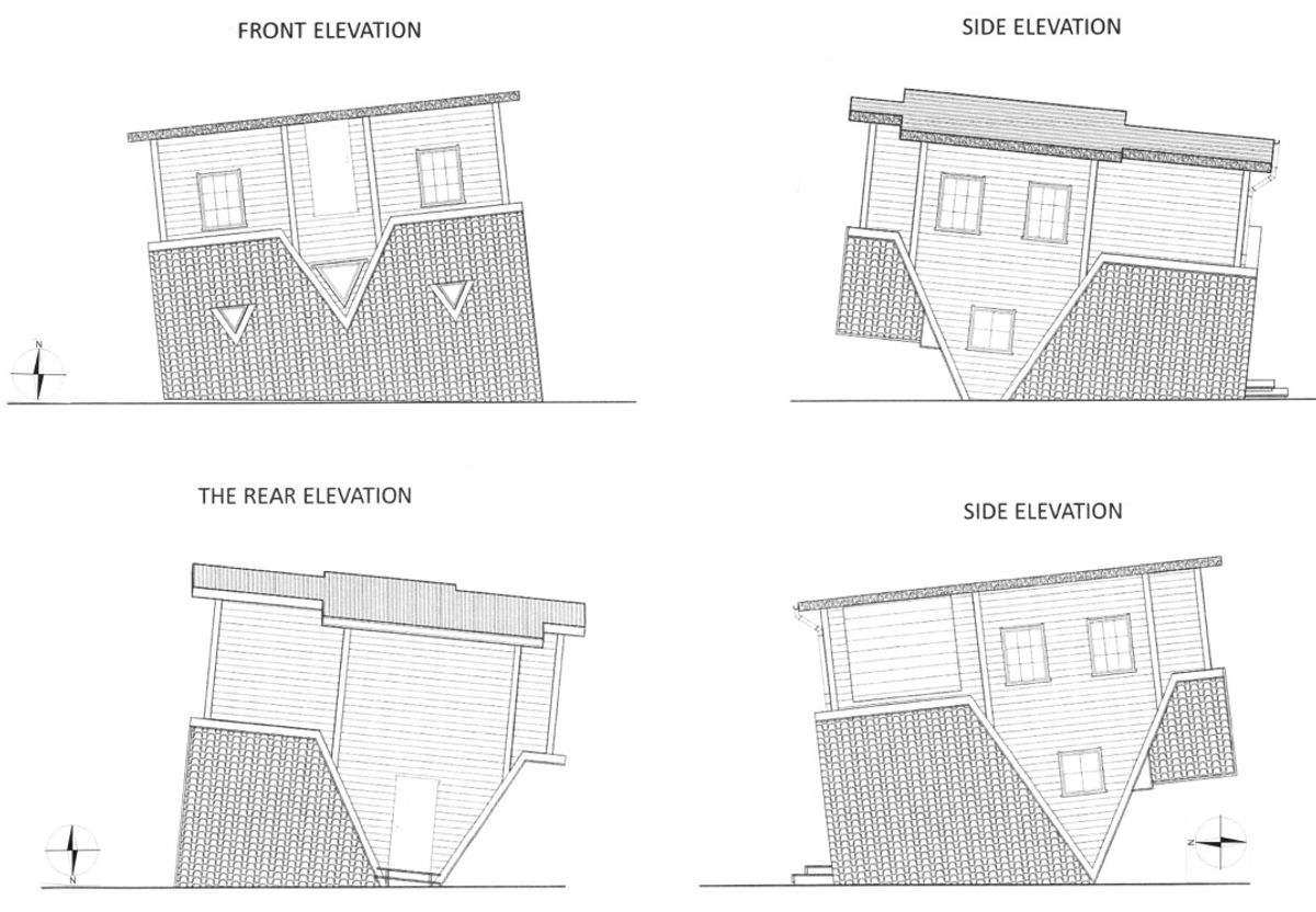 Blueprints for an upside down house