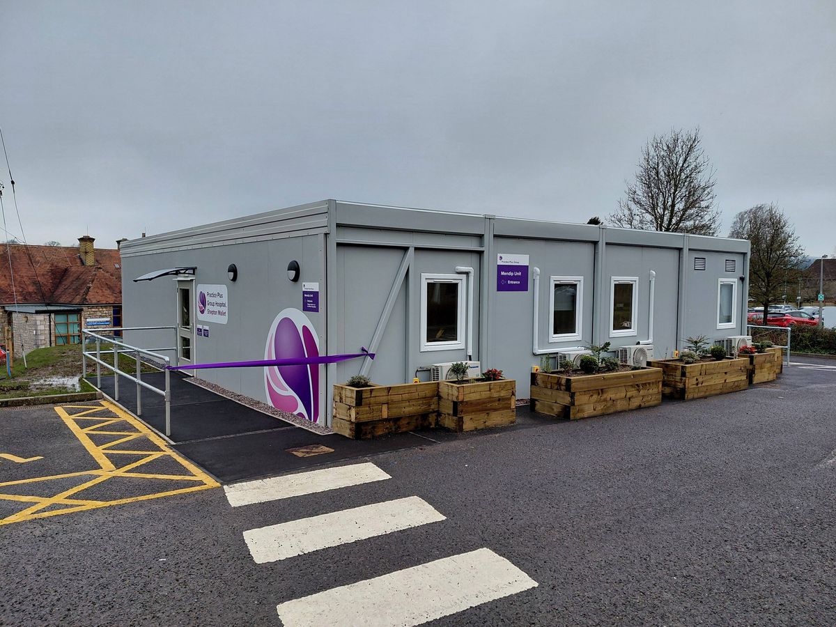 The new Mendip Unit at the Practice Plus Group Hospital in Shepton Mallet. CREDIT: Daniel Mumby. Free to use for all BBC wire partners.