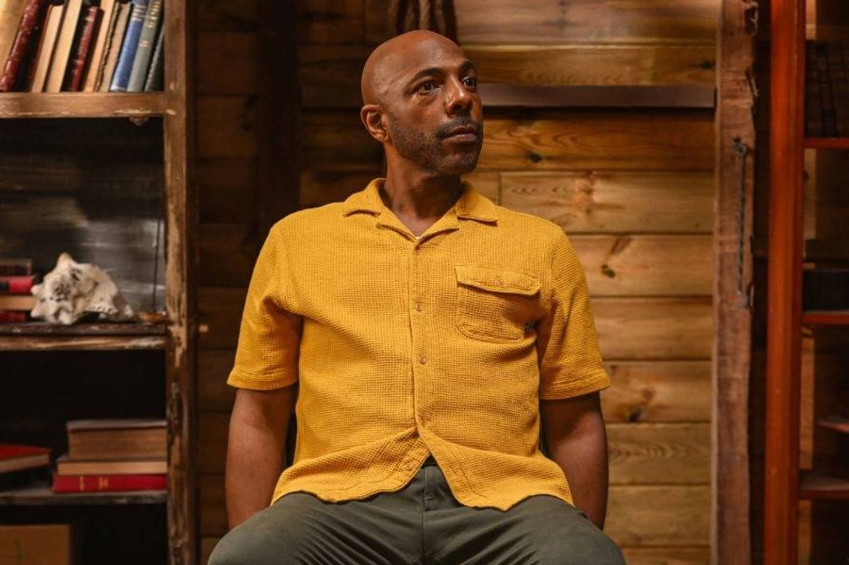 The detective looks like he has got himself into some trouble