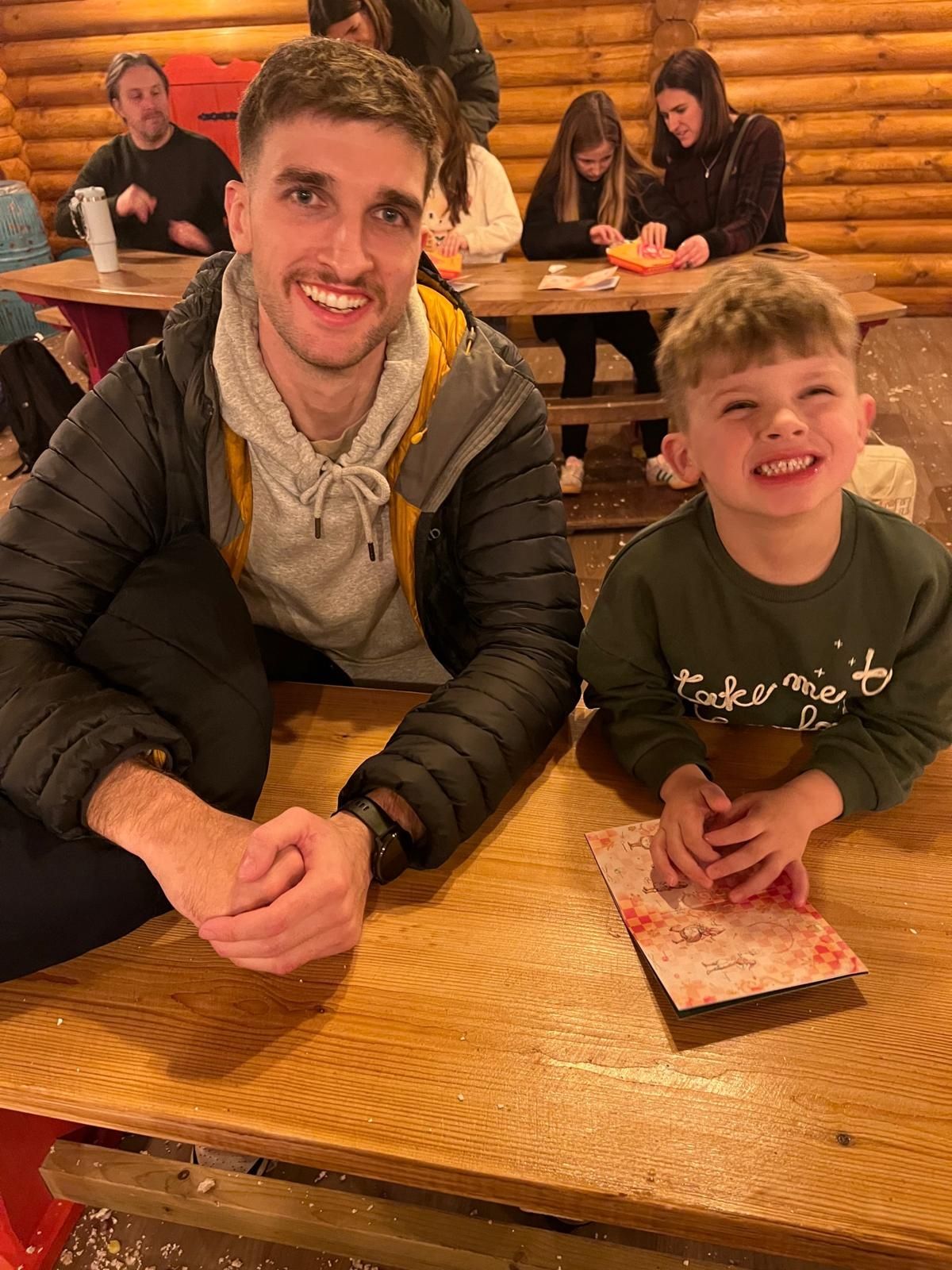 Tom with four year-old Ronnie