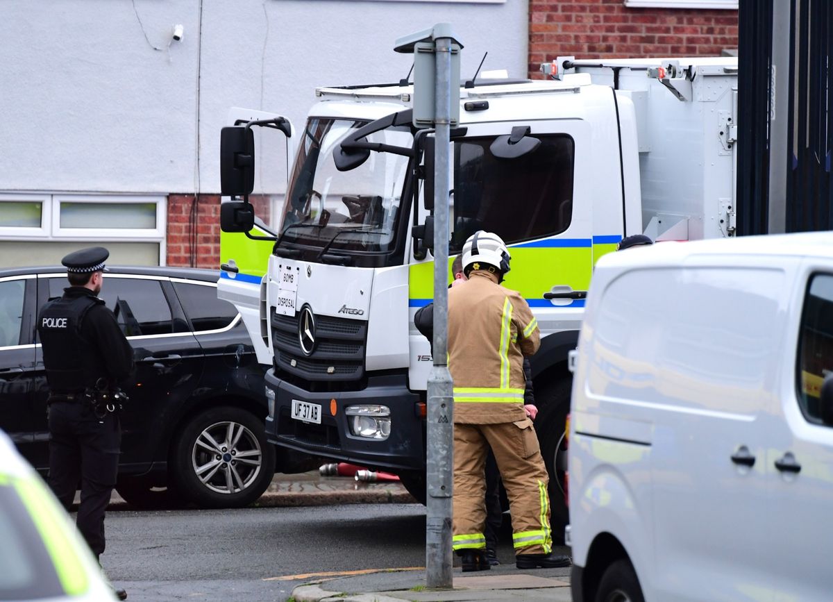 Emergency services on Douglas Road
