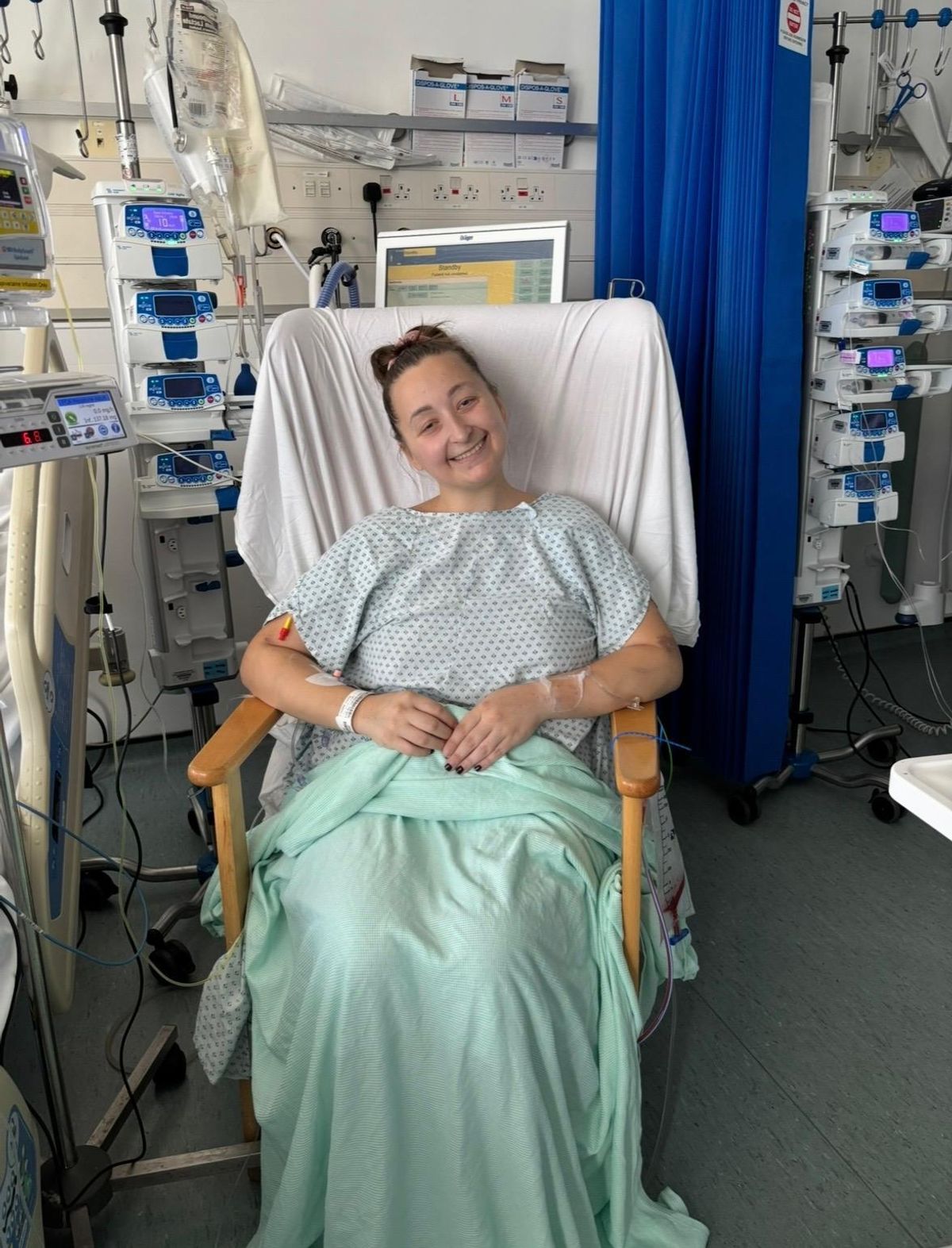 Carrie is currently undergoing chemotherapy, but has been told her cancer is incurable.