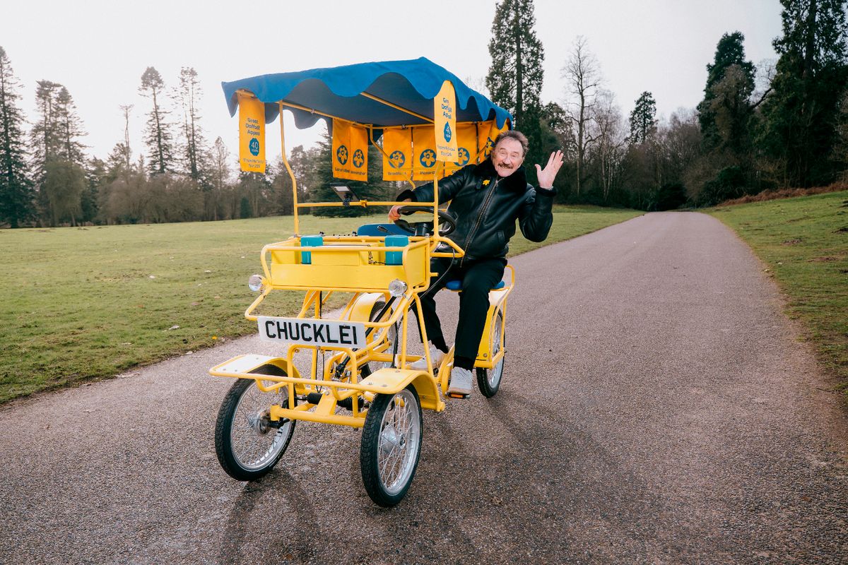 Paul will be making the trip on a quadricycle named the ‘Daff bike’ – a sweet nod to his and Barry's beloved ChuckMobile